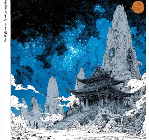 开阔水岸与远山构成的风景画面，作为自然风景图集的封面